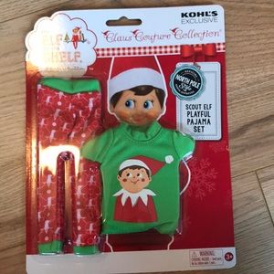 In the box NEW elf on the shelf pj set
